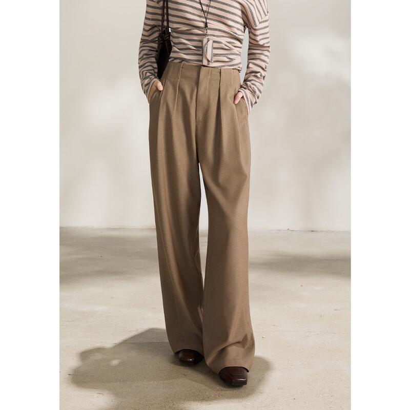 Women's Drape Wide-Leg Casual Pants