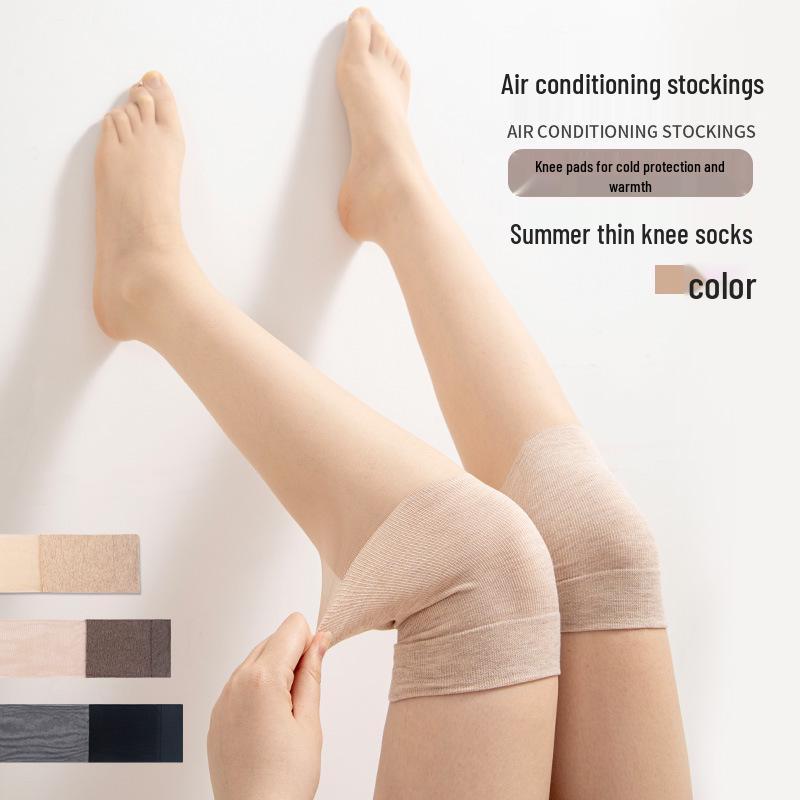 

Шелковые компрессионные гольфы до колена - Холодные чулки, устойчивые к зацепкам Concealing and Beautifying Legs