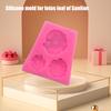 3 Cavities Silicone Mold Wedding Party Holiday Dining Bar Cafe Candy Jelly Chocolate Cake Decor DIY Baking Mould
