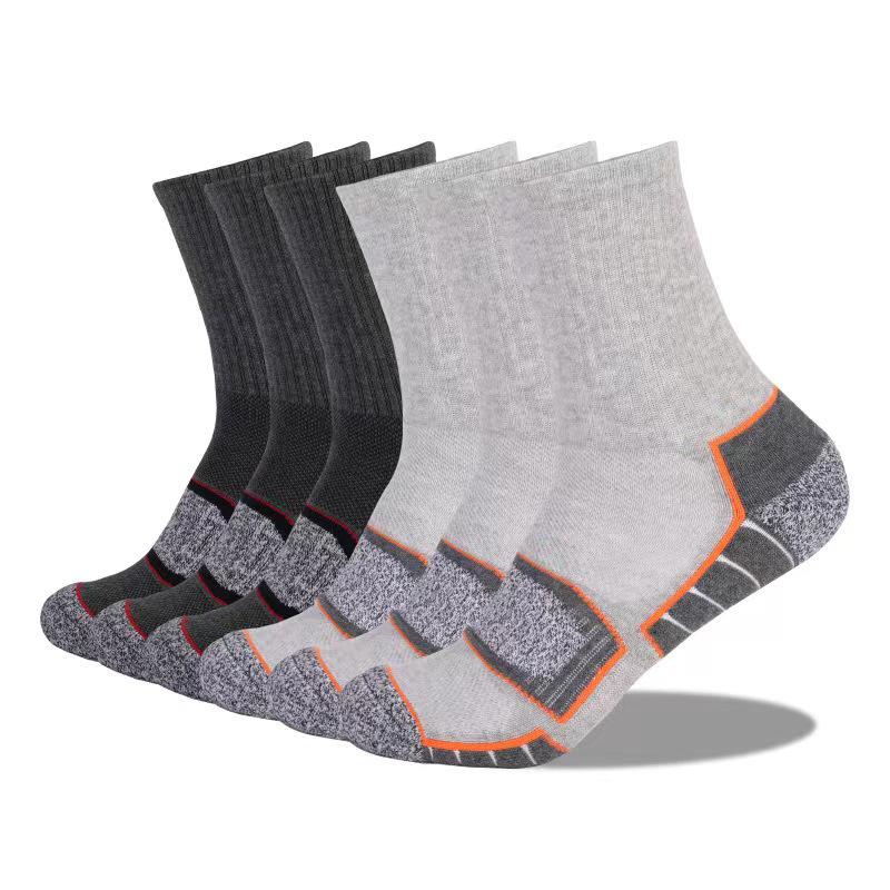 Thickened Terry Sole Outdoor Hiking Socks - Sweat-Absorbent, Mid-Calf Sports Running and Mountaineering Socks