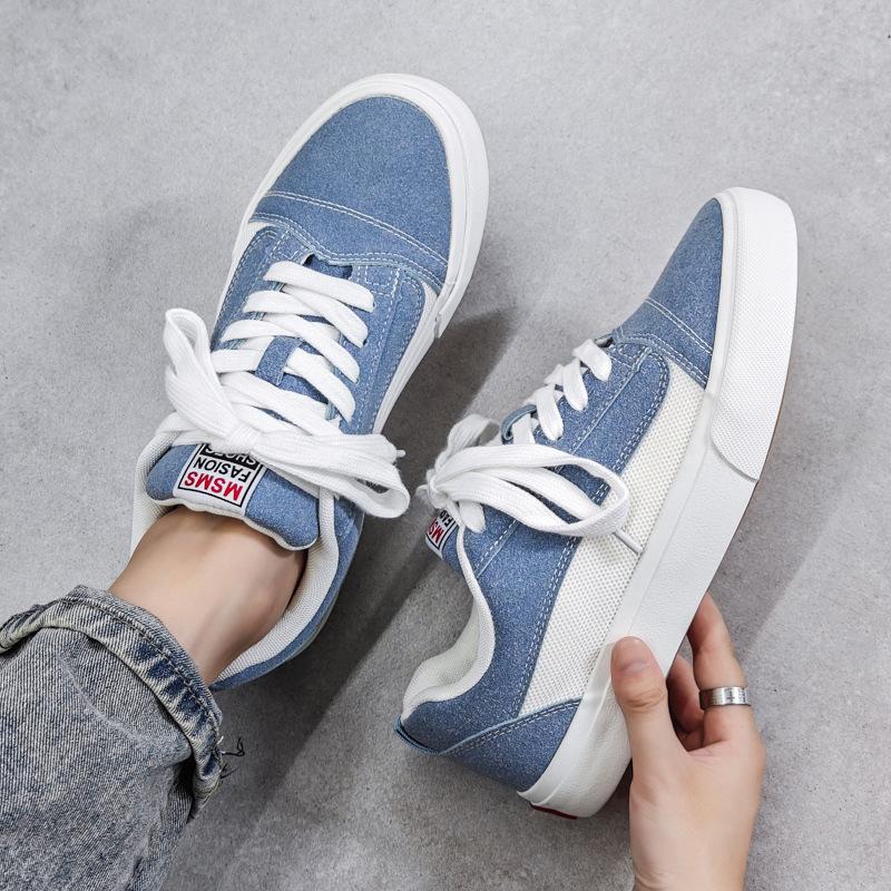 Canvas shoes men's and women's spring new men's shoes couple's sports and leisure shoes street shooting board shoes trendy shoes