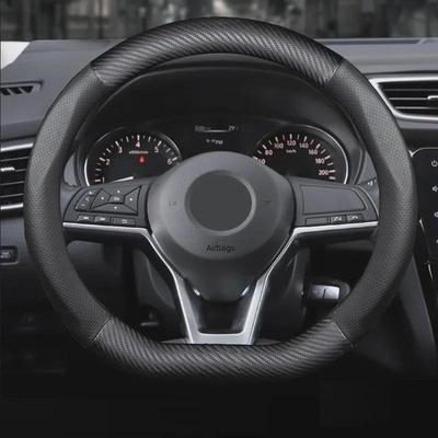 Coprivolante Universale in Fibra di Carbonio Opaca: Antiscivolo, Resistente all'usura, Cucito a mano, Assorbente il sudore, Accessorio interno per tutte le stagioni