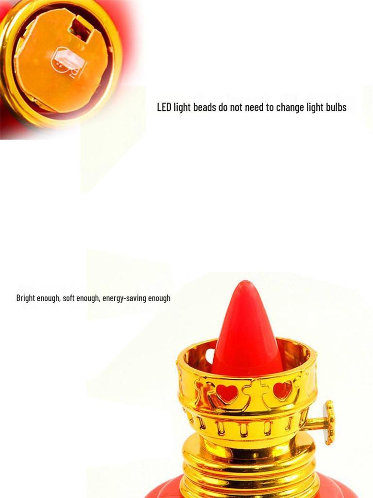 Neue Einzug-Doppelglück Steckerleuchten - Hochzeits- & Einweihungs-Petroleumlampen-Stil.