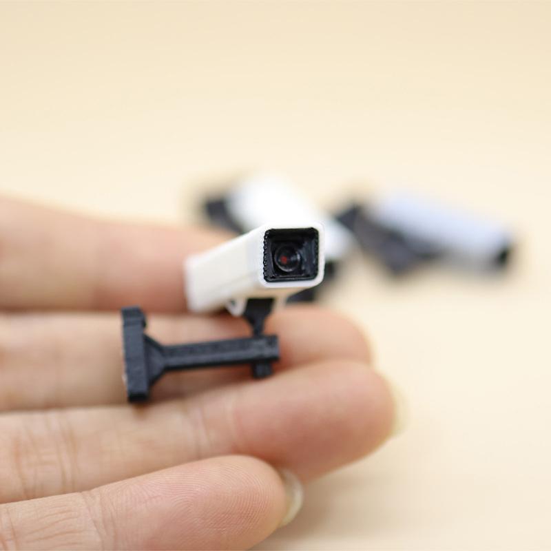 1/12 Dollhouse Mini Surveillance Camera Model Dollhouse Home Decoration Accessories Dolls Home Micro Scene Ornament