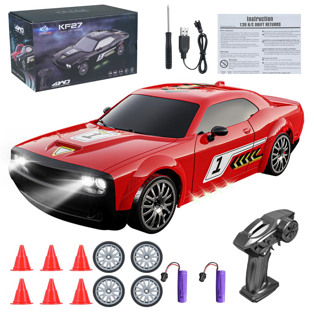1/20 Remote Control Drift Car 2.4GHz Fully Proportional Remote Control Car 4WD Race Drifting Cars