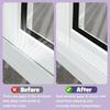 1pc 5mX5cm Window Sealing Tape  Window Clear Weather Stripping Caulk Tape Windproof Weatherproof Window Seal for Window Glass