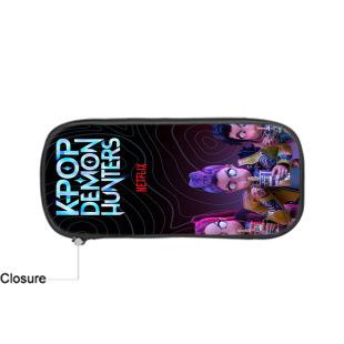 Huntrix Kpop Printing Peripheral Soft Pencil Bag Witch Hunter School Student Pencil Stationery Case