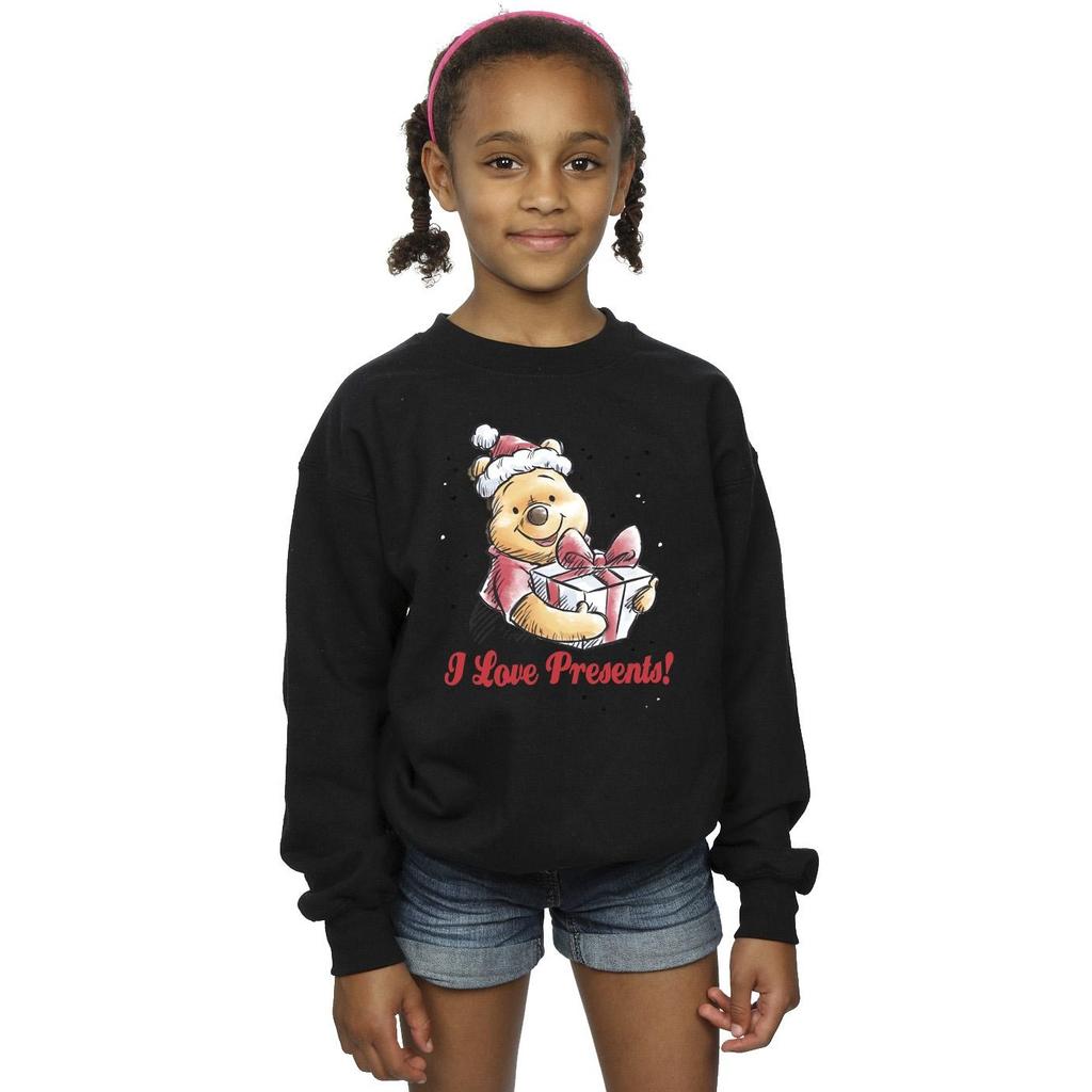 Disney Sweatshirt mit Aufschrift „Winnie The Pooh Love Presents“ für Mädchen