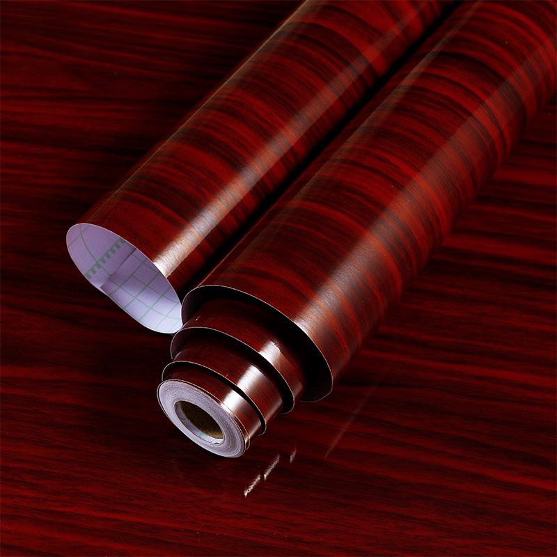 Thick Wood Grain Self-Adhesive Waterproof Wallpaper for Doors & Furniture Renovation