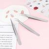 1/3pcs Lash Tweezers for Eyelash Extensions High Precision Stainless Steel Straight Tip Tweezers Curved Tip Tweezers for Women