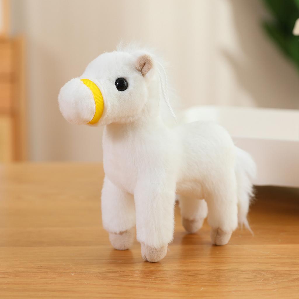 Vida Animal Realista Como Bonecos de Pelúcia de Cavalo Recheados Alta Qualidade Super Simulados Brinquedos de Pelúcia de Pônei Presente de Aniversário Para Crianças