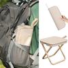 Outdoor Folding Stool with Carry Bag Portable Lightweight Heavy Duty Camping Backpacking Beach Picnic Fishing Collapsible Chair Seat
