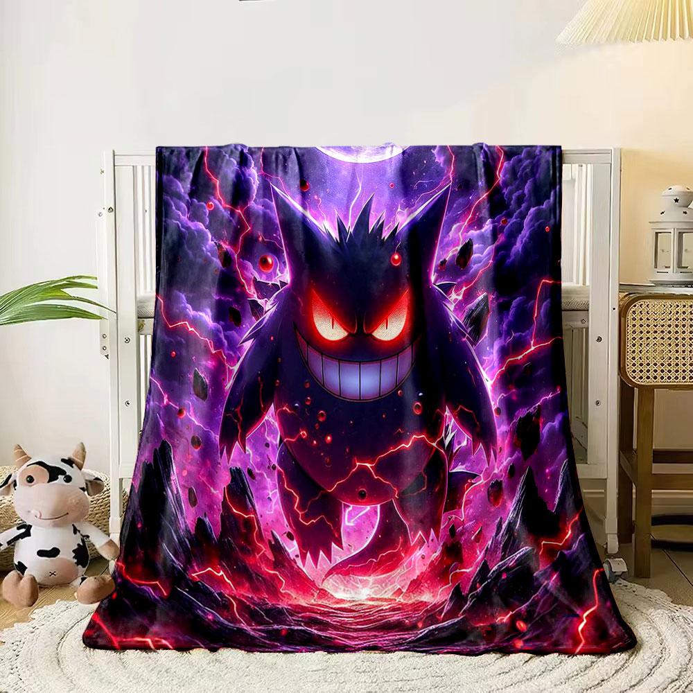 

A glowing, eerie figure with vivid red and purple lightning effects. for all seasons blanket lunch break throw gift 80cm x 120cm