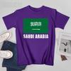 Unisex Short TShirt Vintage Saudi Arabia Flag For Saudi Arabian Gift Tshirt Tees Oneck T Shirts WoUnisex Boys 100 Cotton Unisex