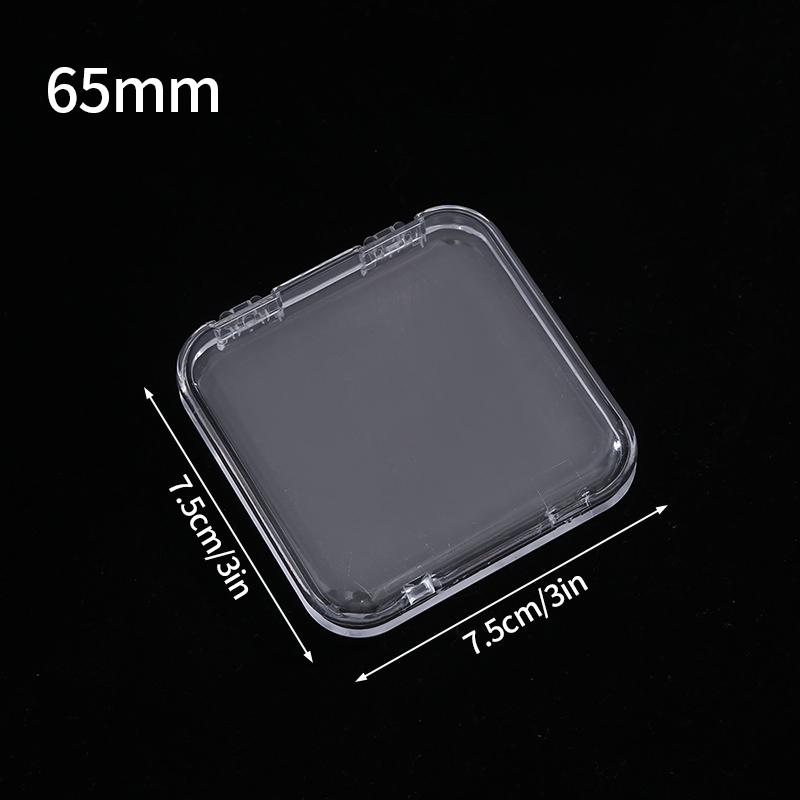 Transparent Plastic Card Storage Box 3 inch Kpop Idol Photocards Storage Case Desktop Organizer Classification Box Stationery
