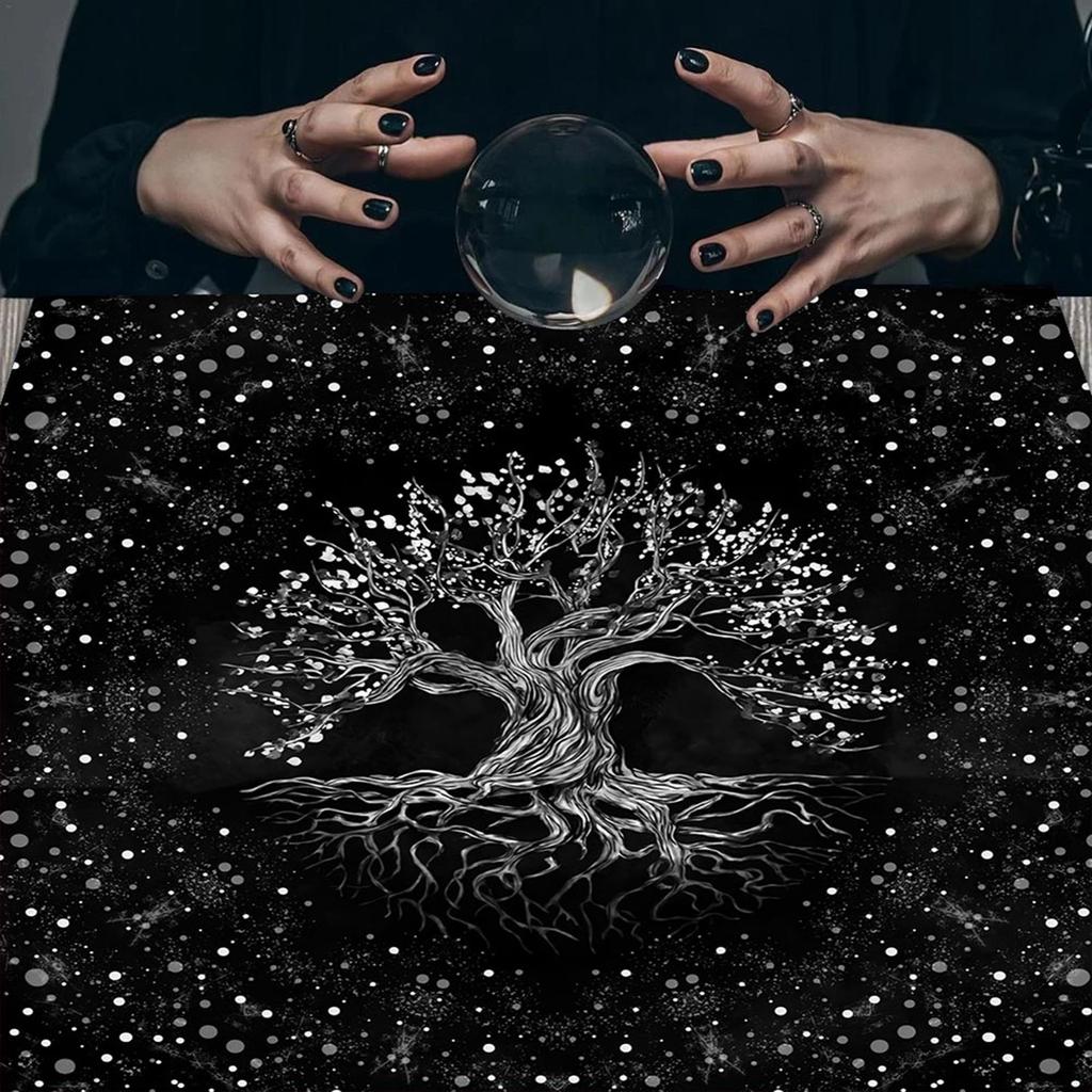 Divinations Tablecloth Trees Of Life Tarot Cards Tablecloth Altars Cloth Oracles Divinations Board Game Accessories