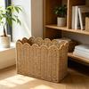 Magazine Basket Rustic Decorative Storage Bin for Files Mails Living Room