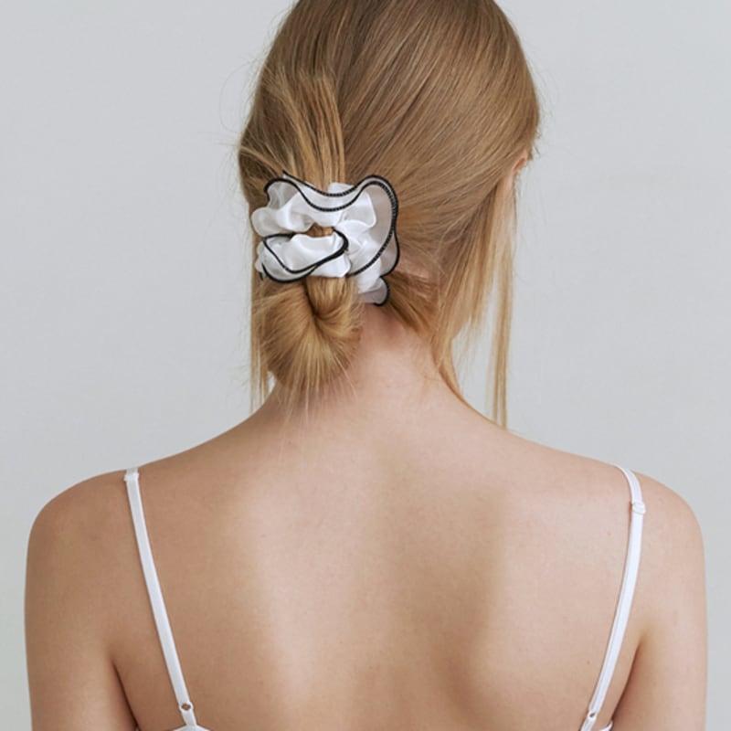 

KINDABABY романтичная сетчатая кружевная резинка для волос-белая white