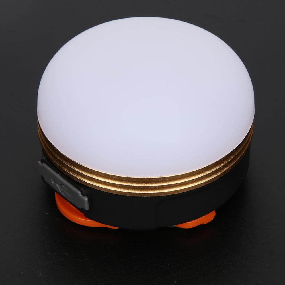 Outdoor USB Charging Portable Hanging Magnetic LED Light Tent Lantern Camping Emergency Lights LampGold ring USB