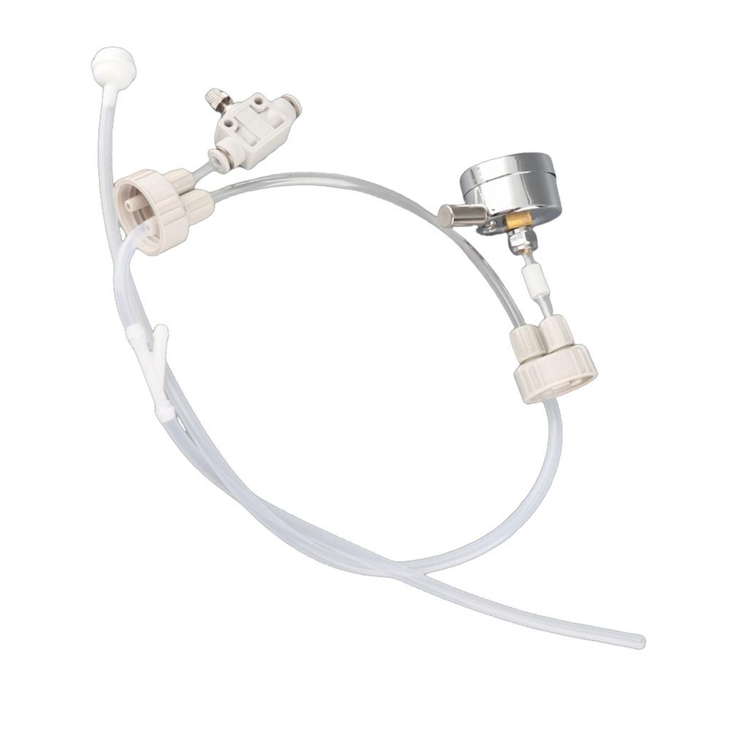 CO2 Generator System Kit,   Professional CO2 Generator Regulator Aquarium, Tube Valve Gauge Bottle   Kit for Aquarium Moss