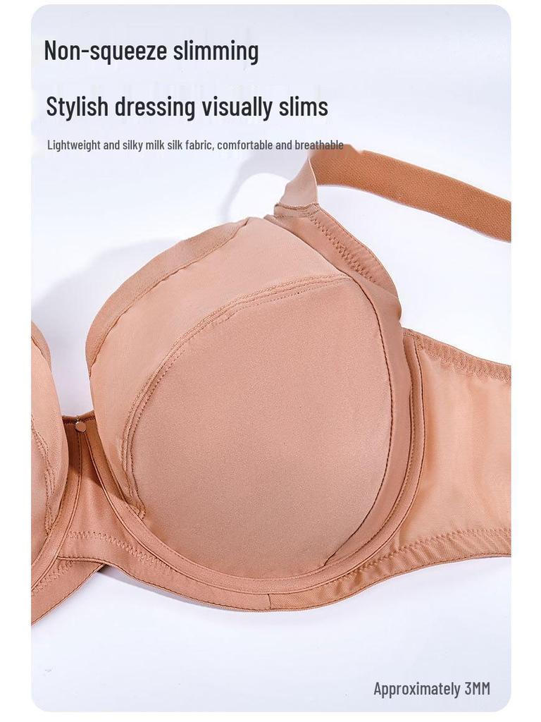 Grenzüberschreitender Übergrößen-Damen-BH gegen Hängen, atmungsaktiver Mesh-BH - Unterstützung für große Oberweite