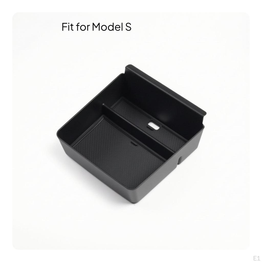 Console Organizer with Divider Tailored Center Tray Molded Armrest Storage Box for Vehicle