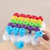 Toddler Pegs Board Game Montessori Toys Gears Block Stacking Play DIY Creative Threading Game Color Cognition Educational Toys