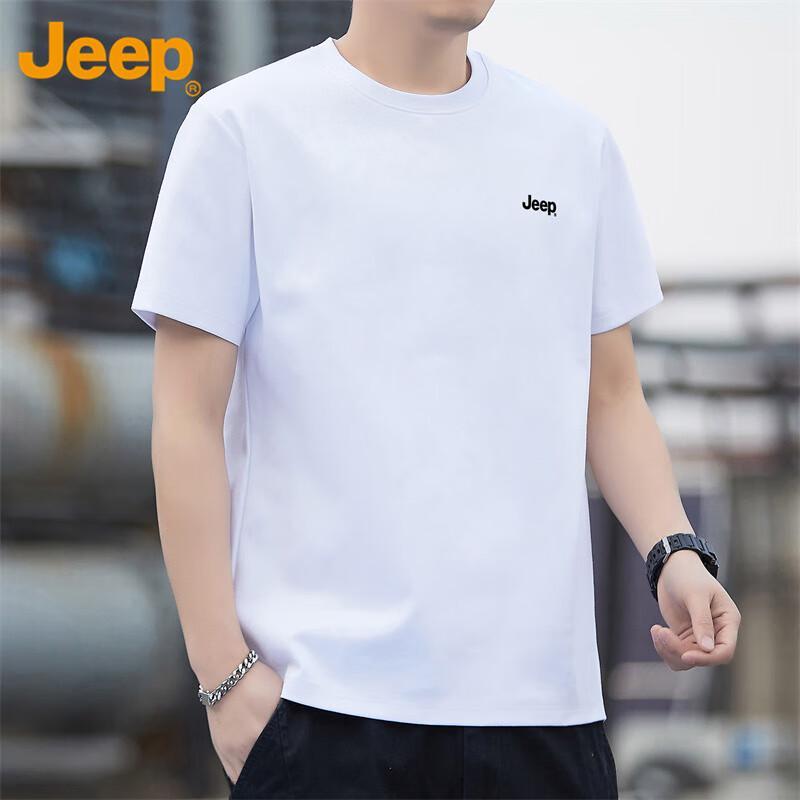 JEEP Men s Summer Casual Breathable Short-Sleeve T-Shirt 4XL