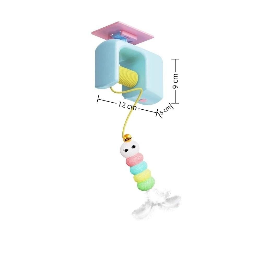 Durable Auto-Rebound Electric Cat Toy Self-entertainment Rechargeable Cat Door Hanging Toy Pet Play Toy Cat