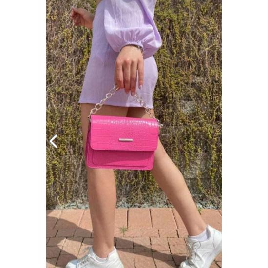 Crocodile Patterned Women's Shoulder Bag