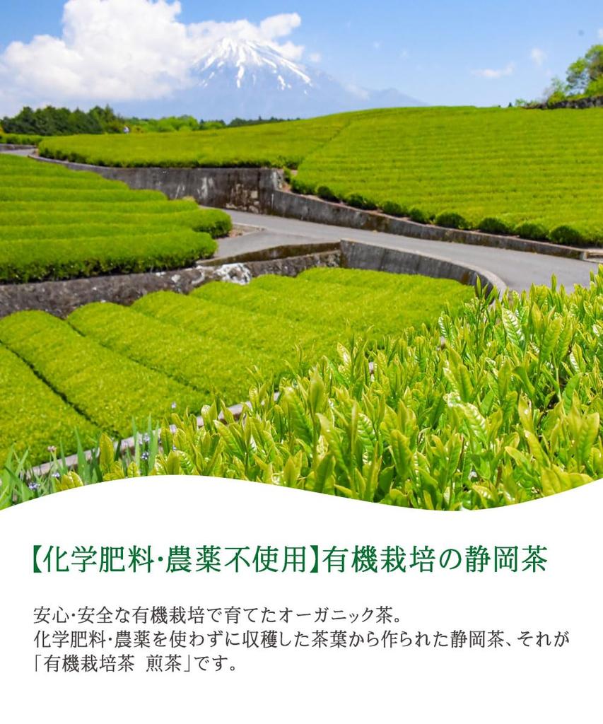 Biologisch angebauter Bio Shizuoka Tee Premium Bio JAS leicht frisch 100g Tee, Tee, pestizidfrei, chemiefrei, erstklassiger Tee, Blätter, Tee,