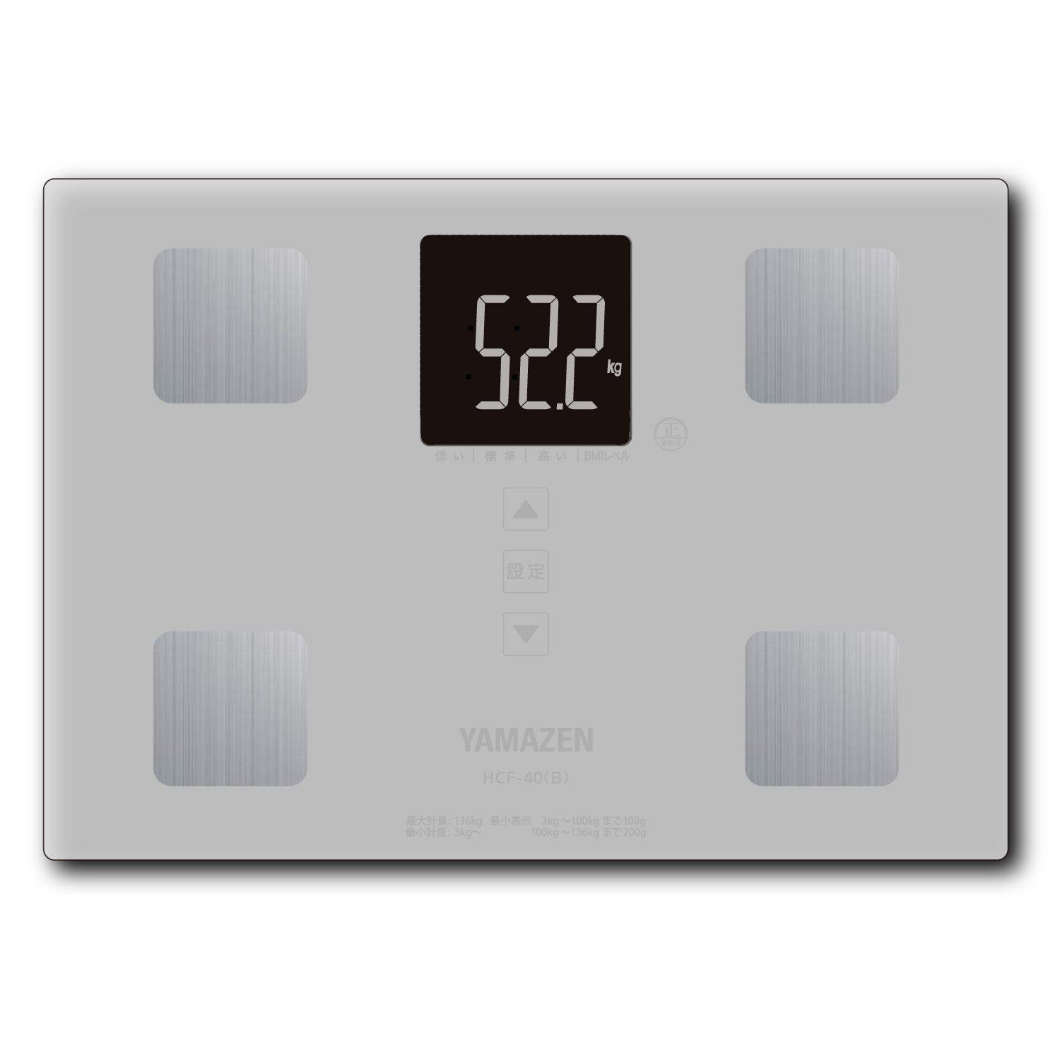 

Weight Body Composition Meter Weight Scale Body Fat Meter Body Composition Meter Health Meter White [Yamazen] HCF-40(W)