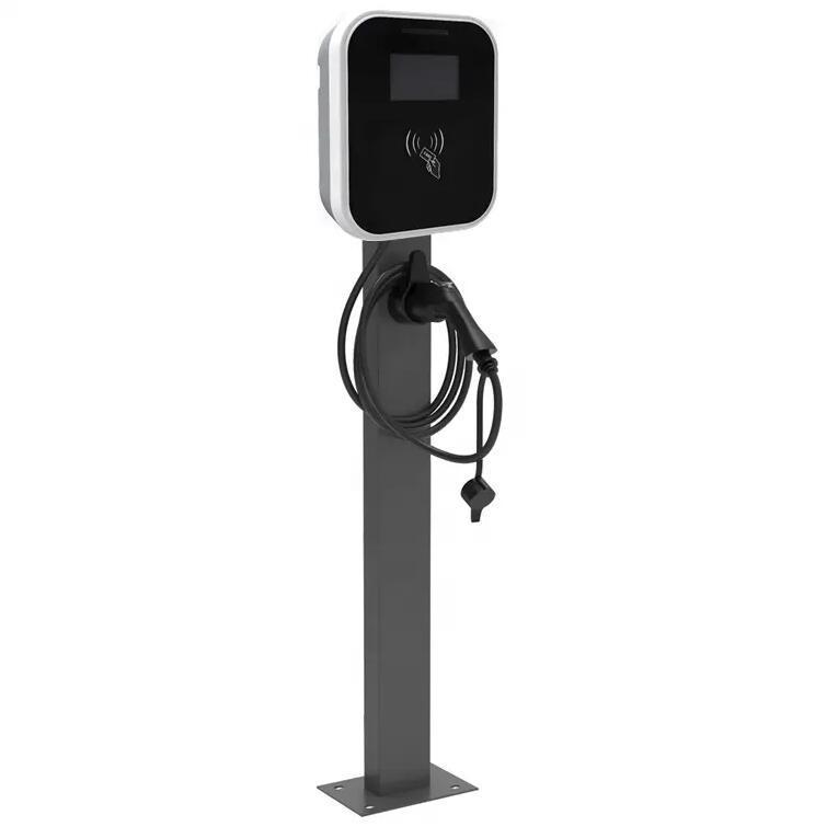 Wall-mounted 7-22kW EV Socket Charger - Euro, National, & American Standards Compatible with App