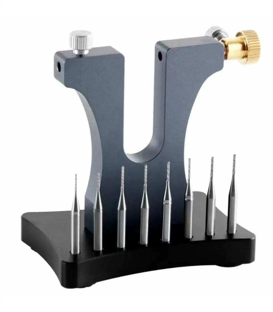 Precision Aluminum Alloy Watch Broken Srew Removal Tool Damaged Screw Extractor 0.6 0.7 0.8 For Watchmaker Watch Repair 8 Pins