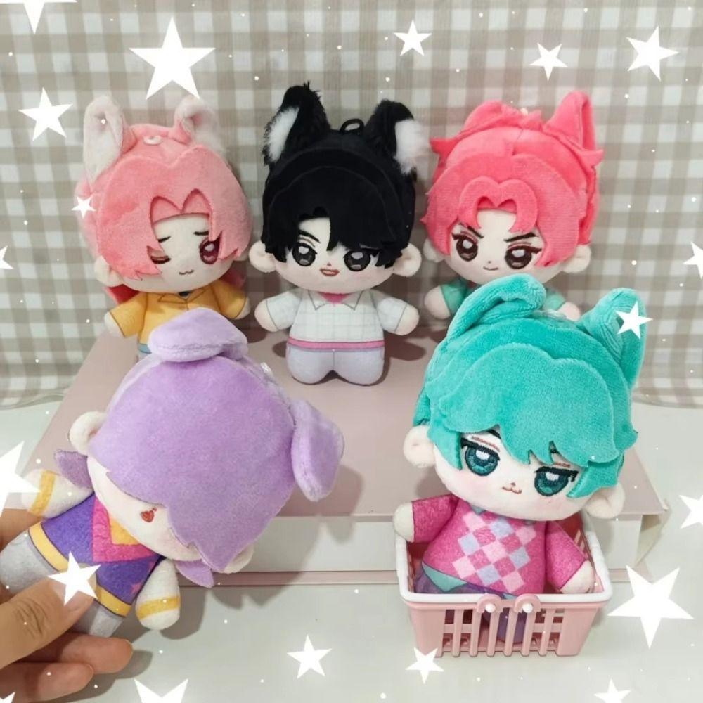Kpop Demon Hunters Saja Boys Plush Toy Cute Soft Jinu Mystery Romance Baby Abby Plushie Desk Decor Stuffed Cotton Doll Fans Gift