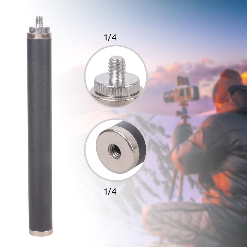 10/15/20/30cm Predlžovacia tyč statívu 1/4palcový závit Nastaviteľný teleskopický monopod Príslušenstvo pre statív Fotoaparát Videokameru