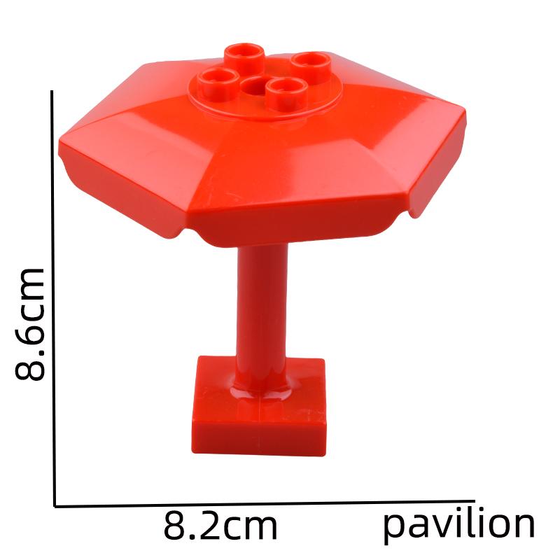Große Bausteine Haus Zubehörteile Dach Fenster Wand Bauen Zusammenbauen Steine Lernspielzeug Für Kinder Geschenk