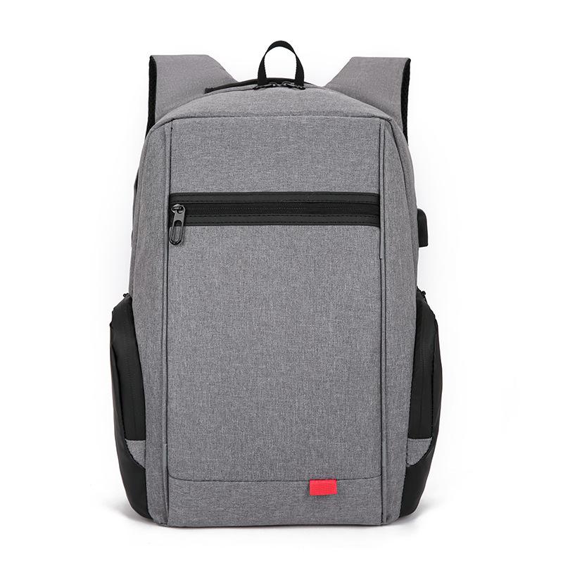 Neuer Unisex-Rucksack, einfarbig, wasserdicht und atmungsaktiv, Business-Mode, lässig, All-Match, Tagessparrucksack