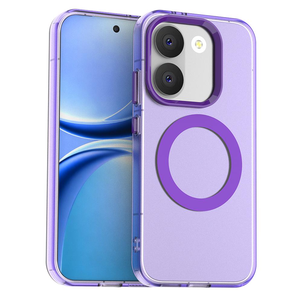 For Magsafe Frosted Clear Phone Case for POCO X8 X7 X6 Pro Max Note 15 14 13 Pro Plus 4G 5G Slim Protective Candy Magnetic Cover