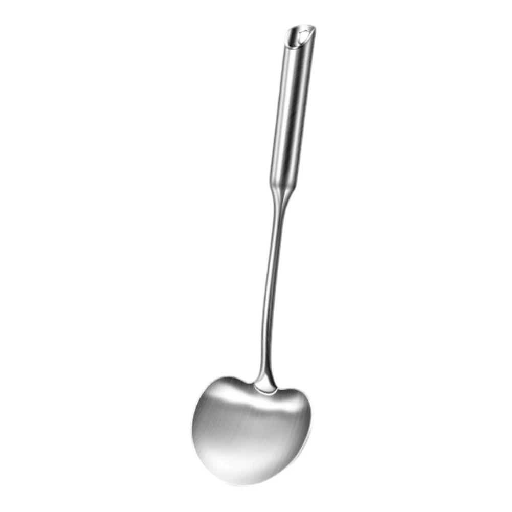 Wooden Handle Spoon Cooking Spoon Comfortable Grip Easy To Clean Integrated Hanging Hole Daily Cooking For Cooking