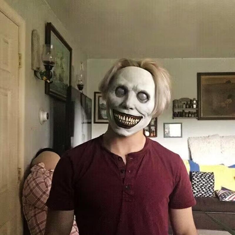 High Detail Horror Latex Costume Mask Halloween Party Props  Escape Room Accessory Comfortable Skin Friendly Sustainable