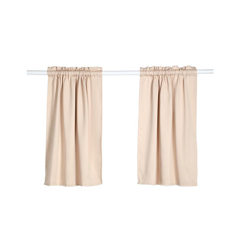Blackout Curtains, Solid Color, Plain Color, Rod Curtain, Sunshade Curtain, Short Curtain, Small Curtain.