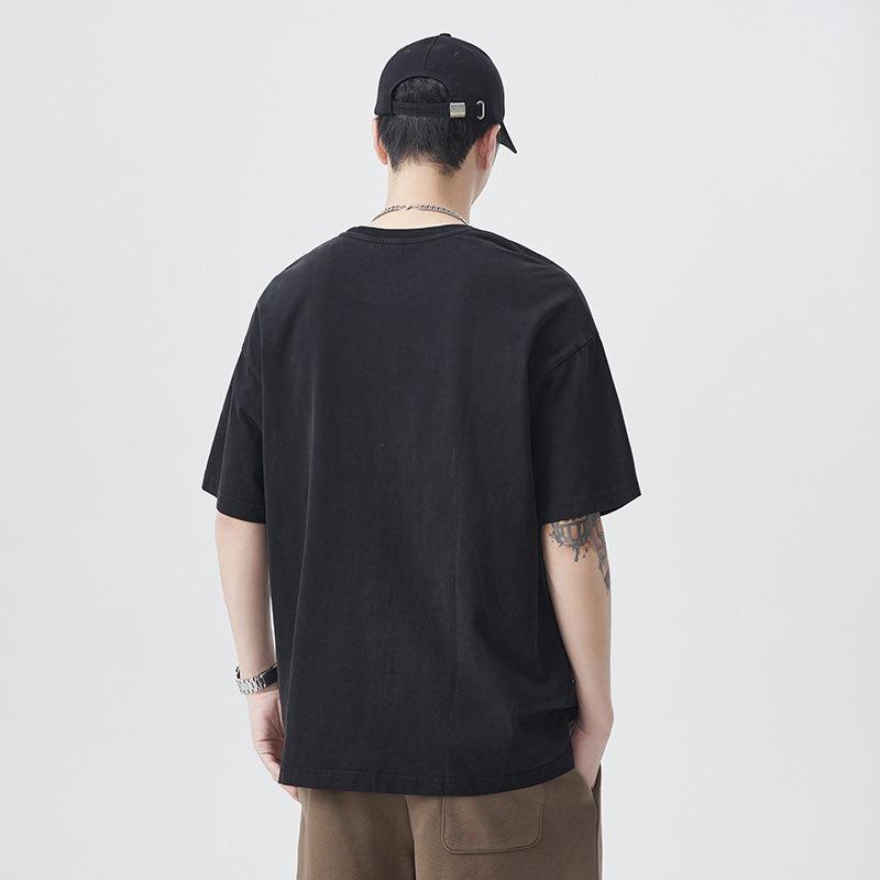 Latest Summer Japanese Style Fun 220g Pure Cotton Comfortable Fit Stylishable Round Neck T-shirt