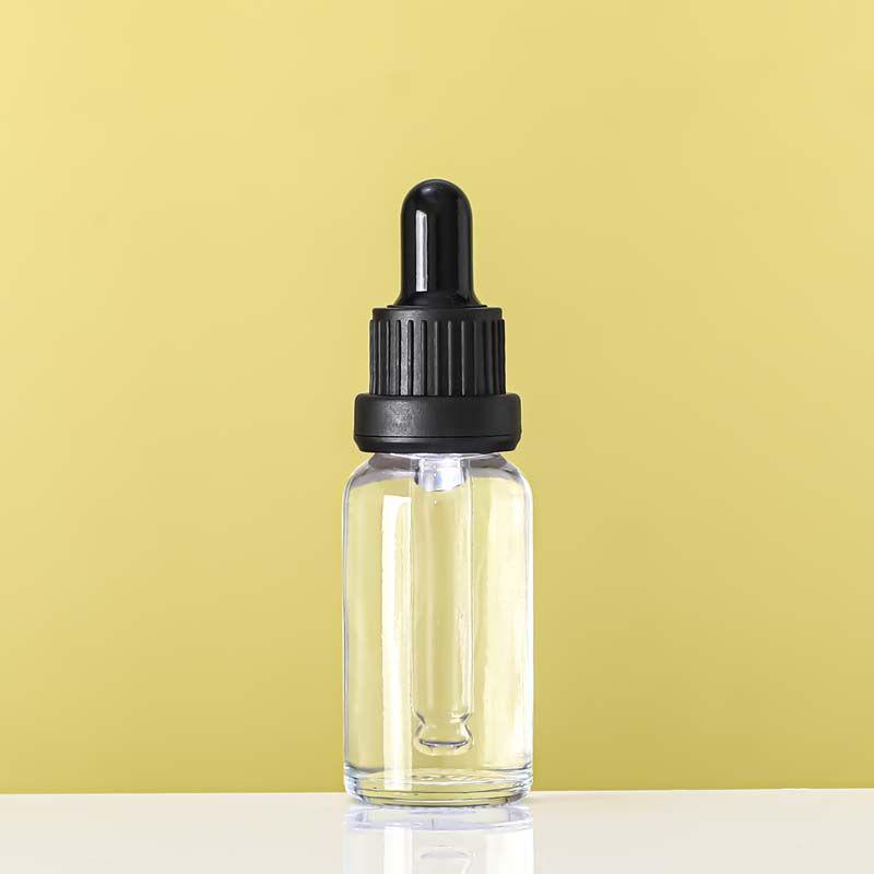 Erhältlich: 50ml klare Glasflasche für ätherische Öle, 30ml Probenflasche, Gummipipettenflasche für Seren und Kosmetika.