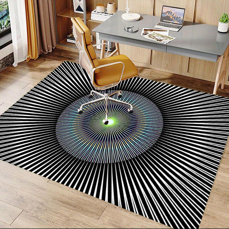 1PC Circle Lines Extra Large Non Slip Floor carpet, Office, family, bedroom, Studio Large Area Rug Indoor Rugs, , Vibrant Colors