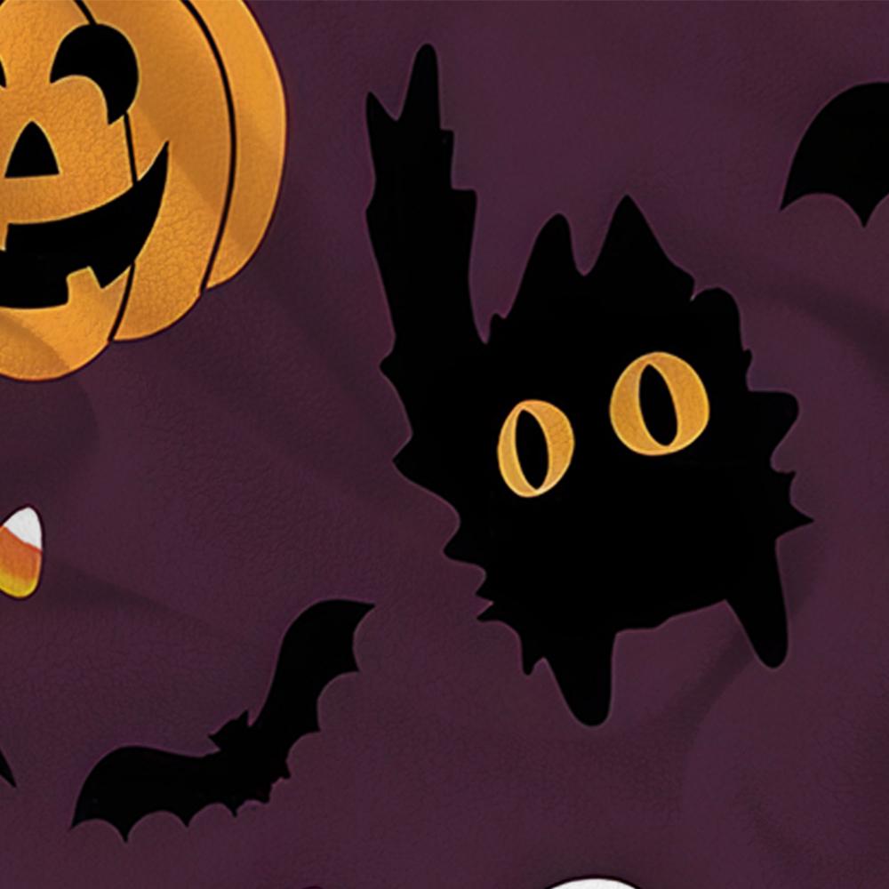 Spooky Carriage Full Moon Soft Flannel Blanket Breathable Warm Throw for Office Car Sofa Kids Room Birthday Xmas Gift