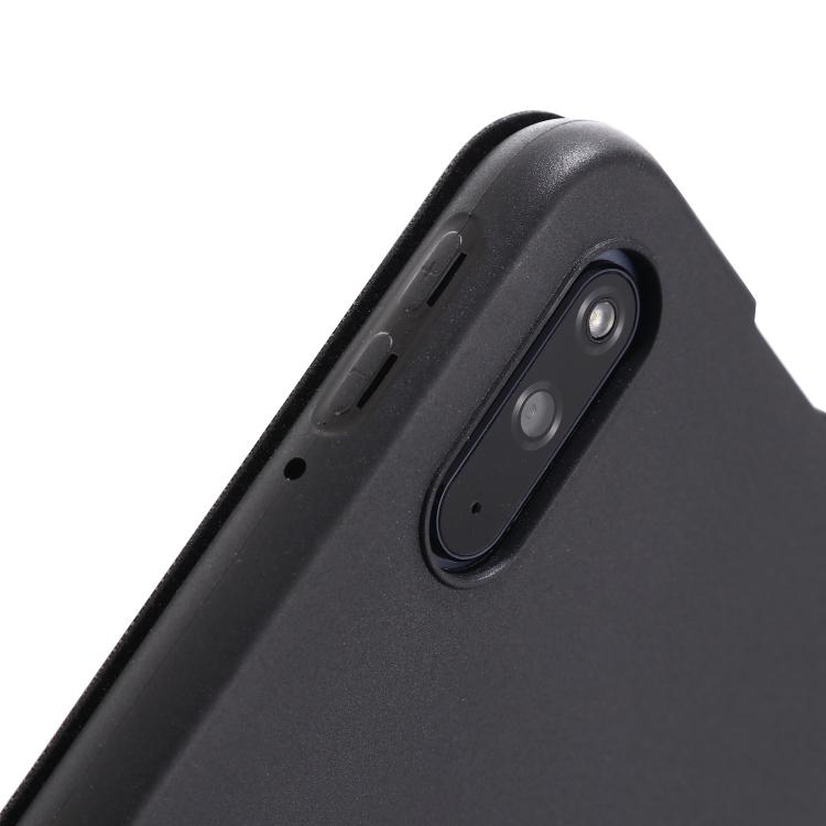Für Huawei Matepad 10.4 GEBEI Stoßfeste horizontale Klapp-Lederhülle mit dreifach faltbarem Ständer(Grün)