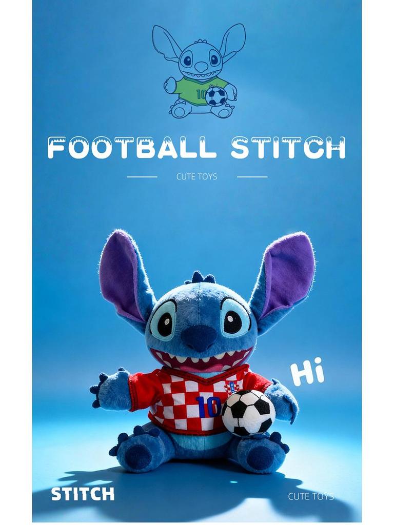 Cartoon Football Stitch Plush Toy Doll for Children