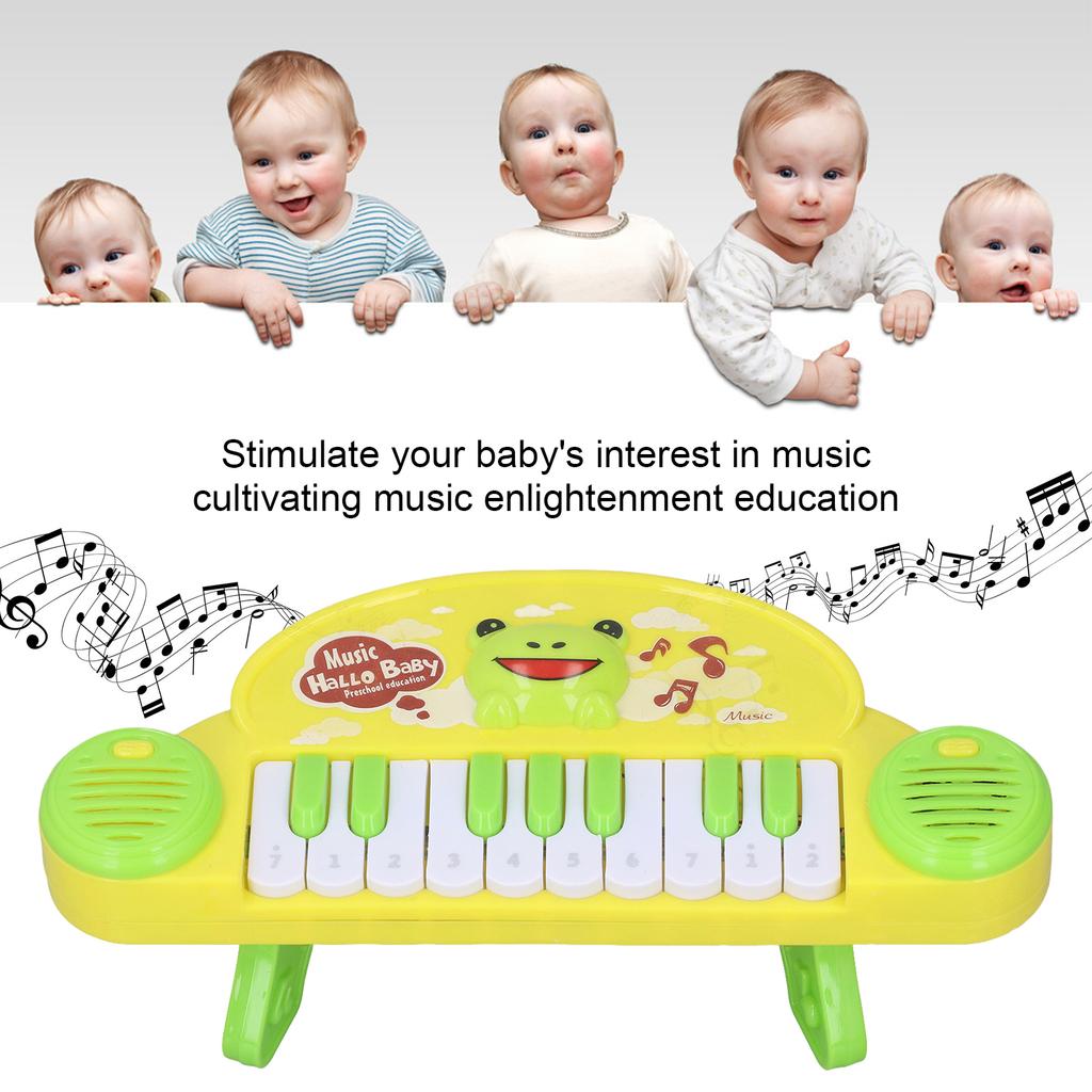 Baby Piano 10 Keys Interesting Cultivating Music Education ABS Material   Keyboard Piano for Kids