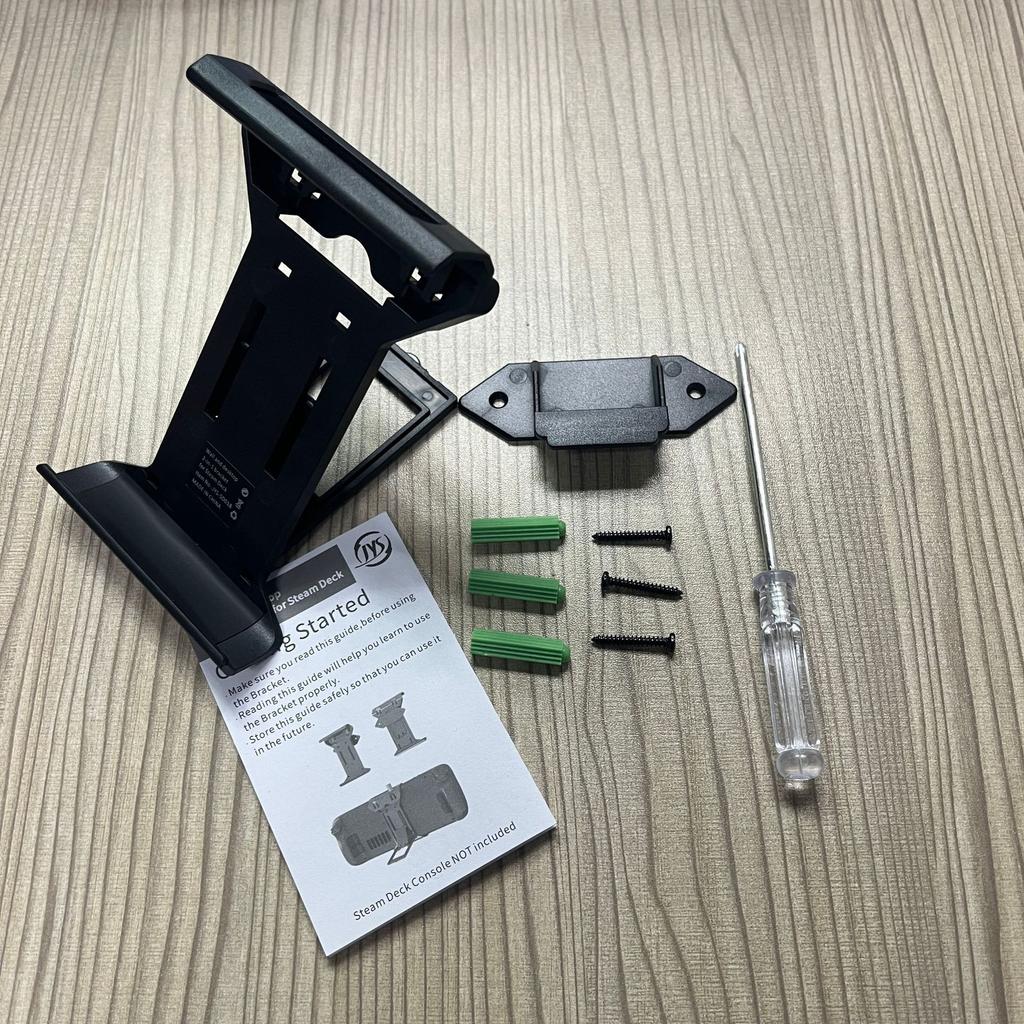 Suport pentru suport de perete pentru punte Steam, depozitare două carduri de memorie TF, accesorii portabile pentru suport pliabil